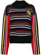 Jw Anderson Deconstructed Stripe Jumper - Multicolour