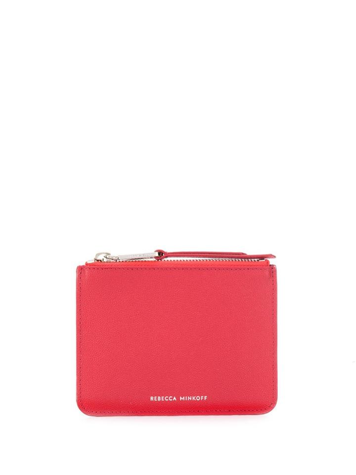 Rebecca Minkoff Logo Plaque Wallet - Red