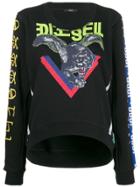 Diesel Embroidered Detail Sweatshirt - Black