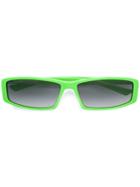 Balenciaga Rectangular Sunglasses - Green