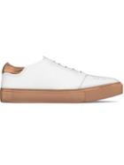 Myswear Kingsland Sneakers, Women's, Size: 37, White, Nappa Leather/patent Leather/rubber