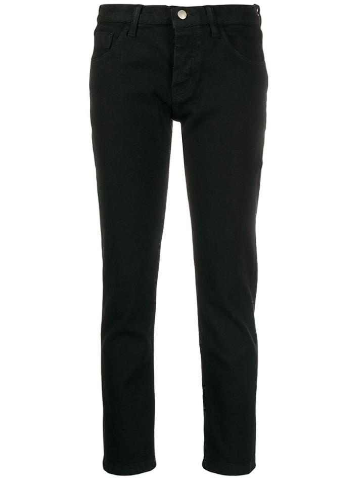 Andrea Ya'aqov High Rise Skinny Jeans - Black