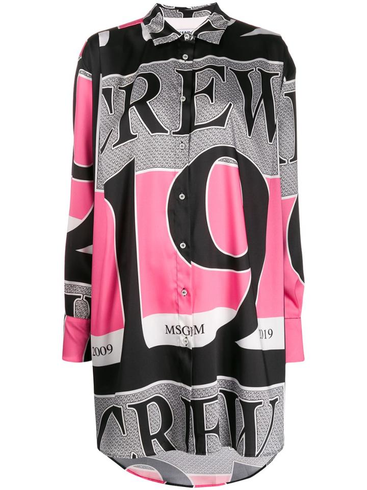 Msgm Fantasia Shirt - Pink