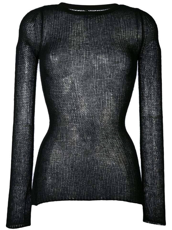 R13 - Fine Knit Cashmere Jumper - Women - Cashmere - S, Black, Cashmere