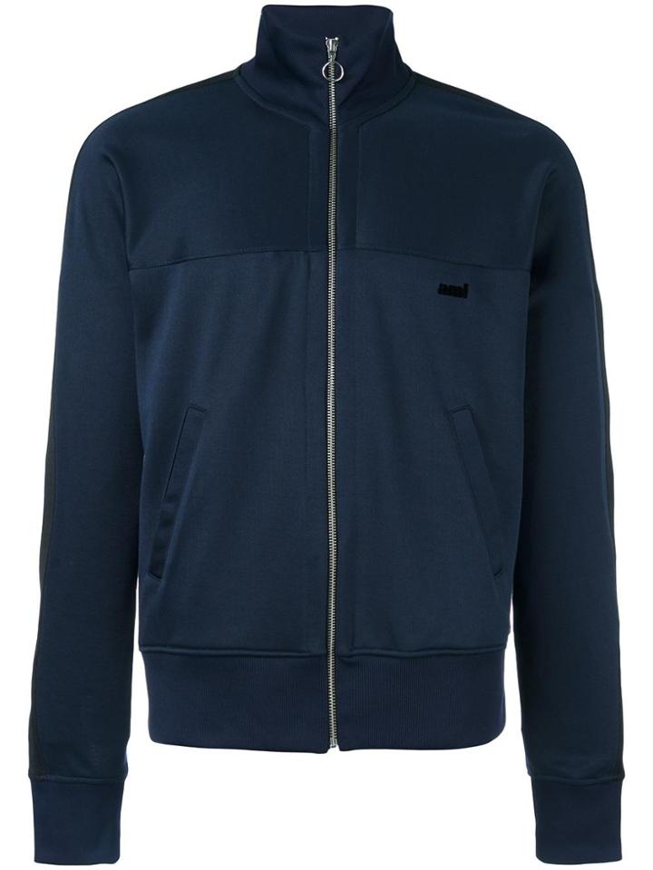 Ami Alexandre Mattiussi Zipped Track Jacket - Blue