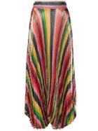 Alice+olivia Katz Sunburst Pleat Skirt - Multicolour