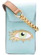 Giancarlo Petriglia Eye Applique Mini Bag - Blue