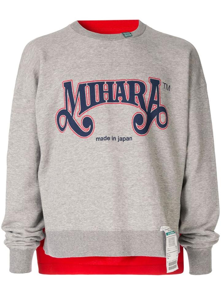 Maison Mihara Yasuhiro Back T-shirt Pullover - Grey