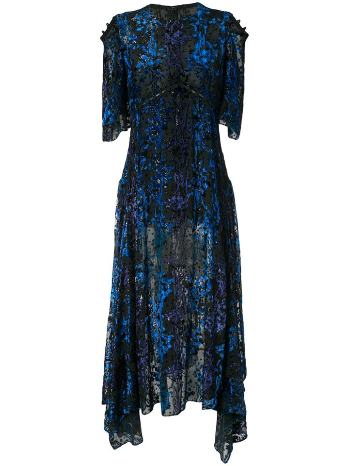 Prabal Gurung Asymmetric Hem Dress - Black