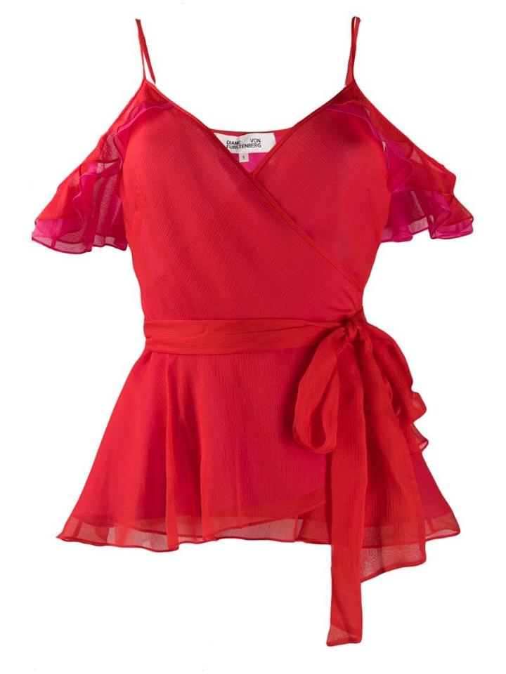 Diane Von Furstenberg Off-the-shoulder Blouse - Pink