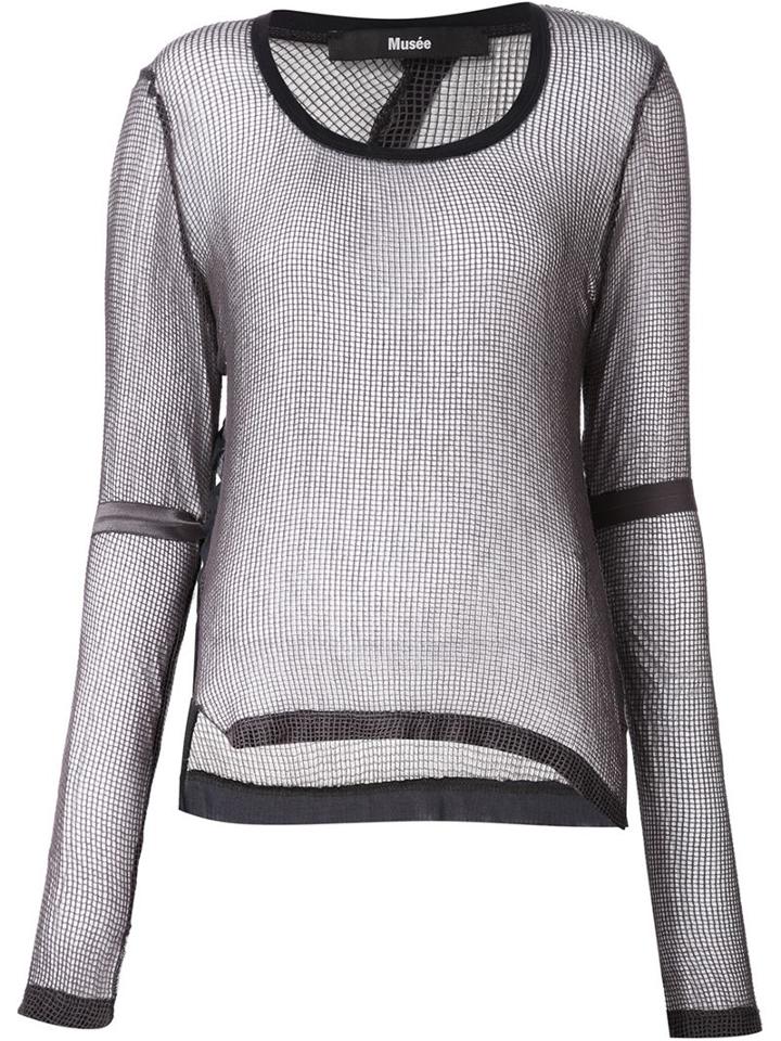Musée Long-sleeve Mesh T-shirt