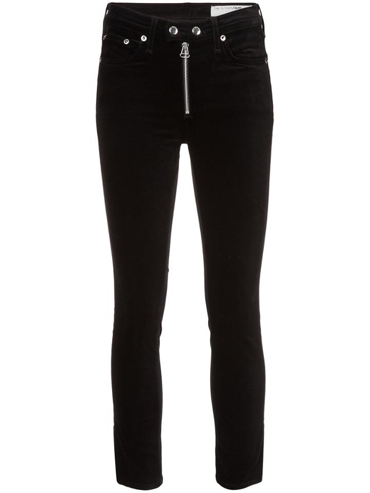Rag & Bone /jean Dojo Velvet Jeans - Black