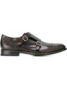 Henderson Baracco Classic Monk Shoes, Men's, Size: 42.5, Brown, Leather