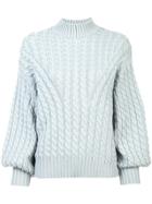 Zimmermann Tempest Cable Sweater - Blue