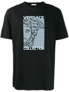 Versace Collection Printed Logo T-shirt - Black
