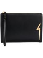 Giuseppe Zanotti New Thunder Clutch - Black