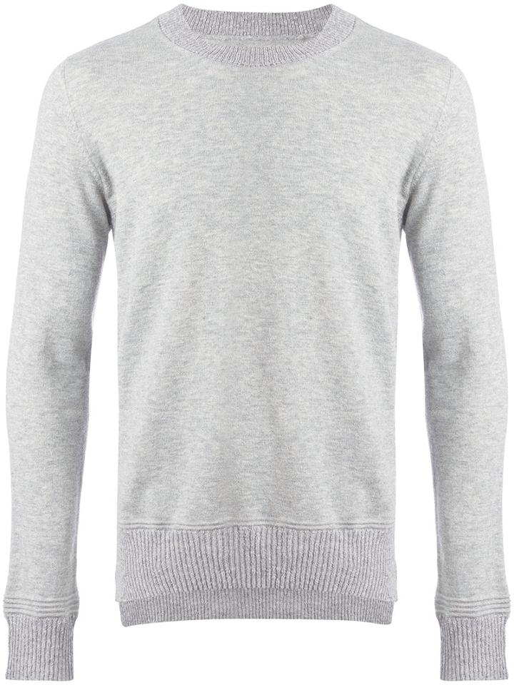 Maison Margiela - Classic Jumper - Men - Wool - L, Grey, Wool
