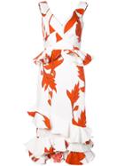 Johanna Ortiz Martinique Floral Dress - White