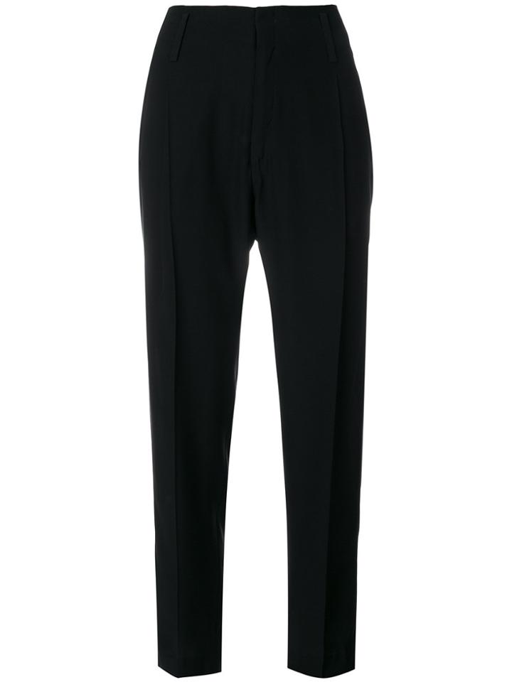 Forte Forte High-waisted Trousers - Black