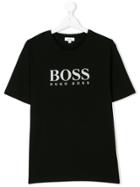 Boss Kids Teen Branded T-shirt - Black
