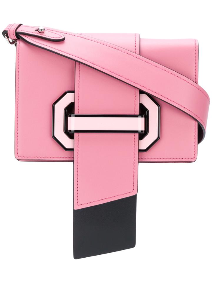 Prada Ribbon Shoulder Bag - Pink & Purple