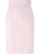 Céline Vintage Knitted Skirt, Women's, Size: 42, Pink/purple
