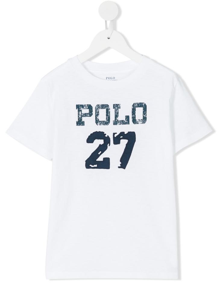 Ralph Lauren Kids - Polo 27 Print T-shirt - Kids - Cotton - 4 Yrs, White
