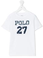 Ralph Lauren Kids - Polo 27 Print T-shirt - Kids - Cotton - 4 Yrs, White