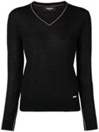 Dsquared2 V-neck Sweater - Black