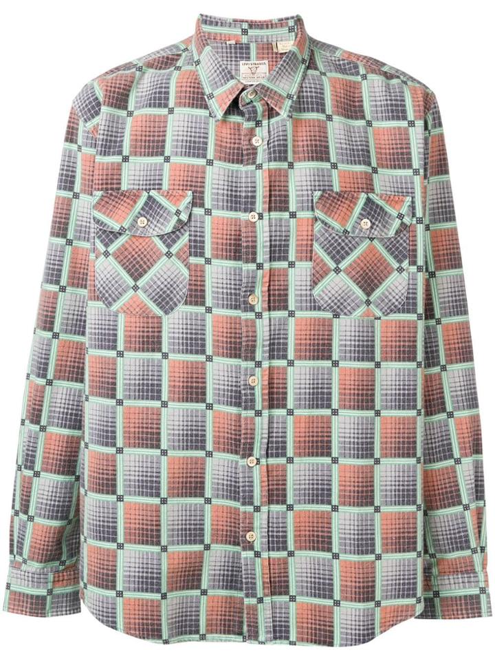 Levi's Vintage Clothing Grid Pattern Shirt - Green