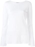 Dondup Slit Sleeves Jumper, Women's, Size: Medium, White, Cotton