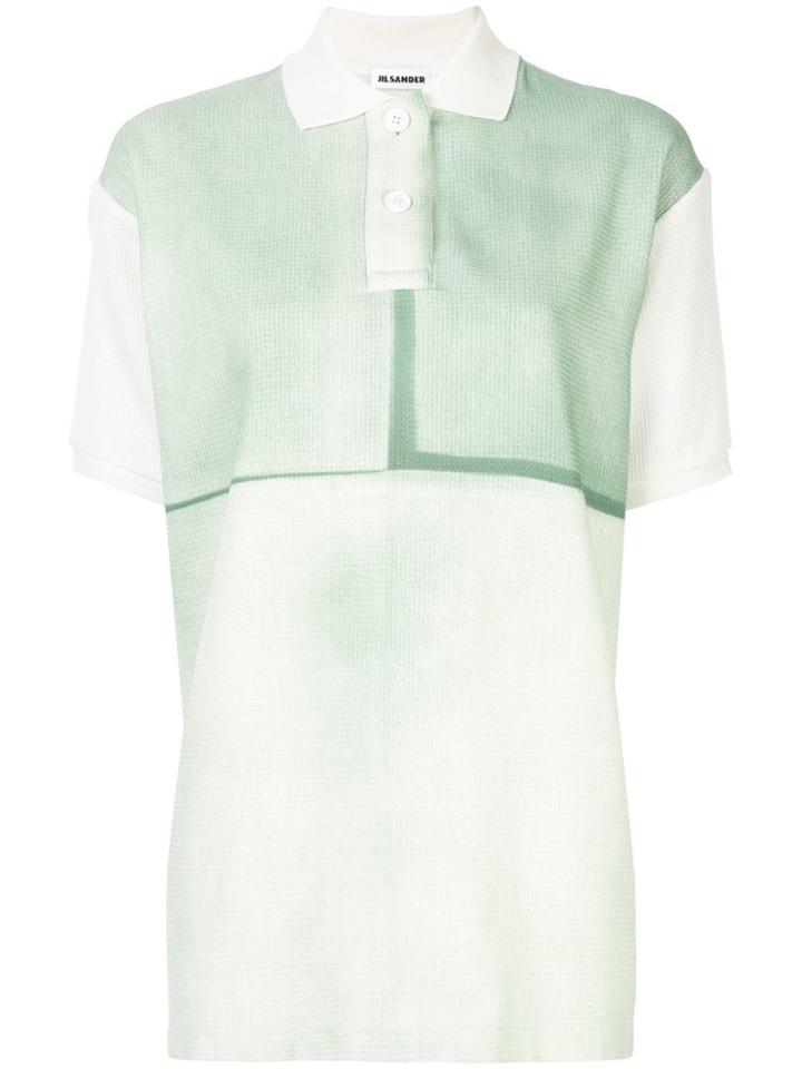 Jil Sander Oversized Polo Shirt - Green