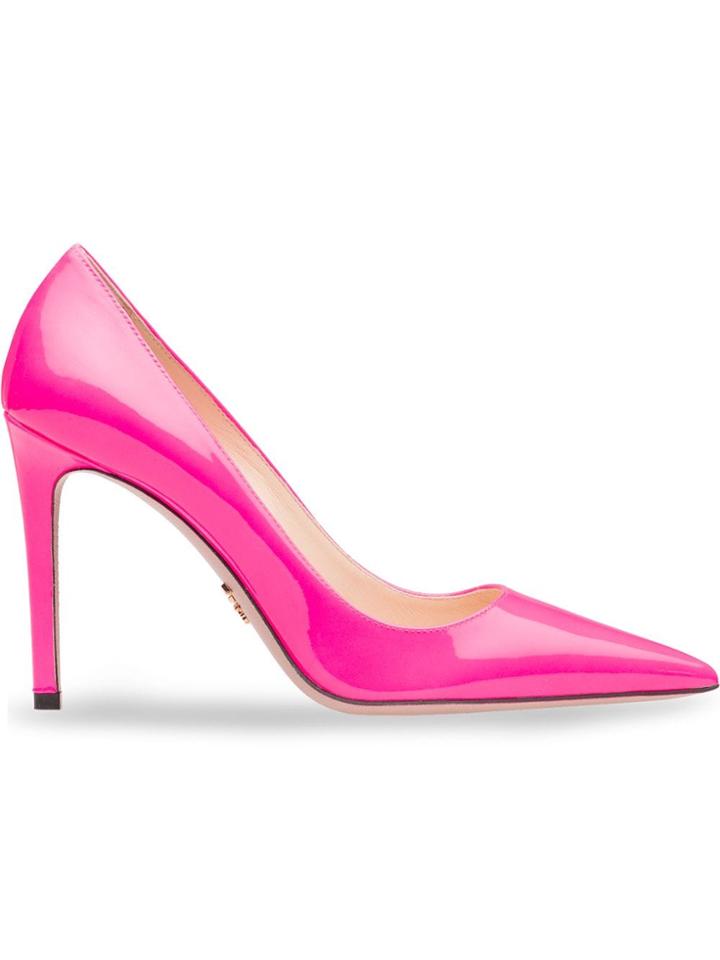 Prada Patent Leather Pumps - Pink & Purple
