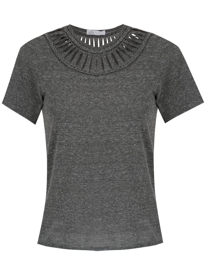 Nk Short Sleeved Top - Grey