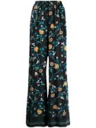 Max Mara Tommy Crepe De Chine Trousers - Black