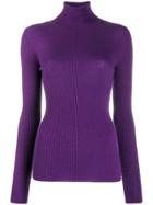 Snobby Sheep Turtle Neck Sweater - Purple