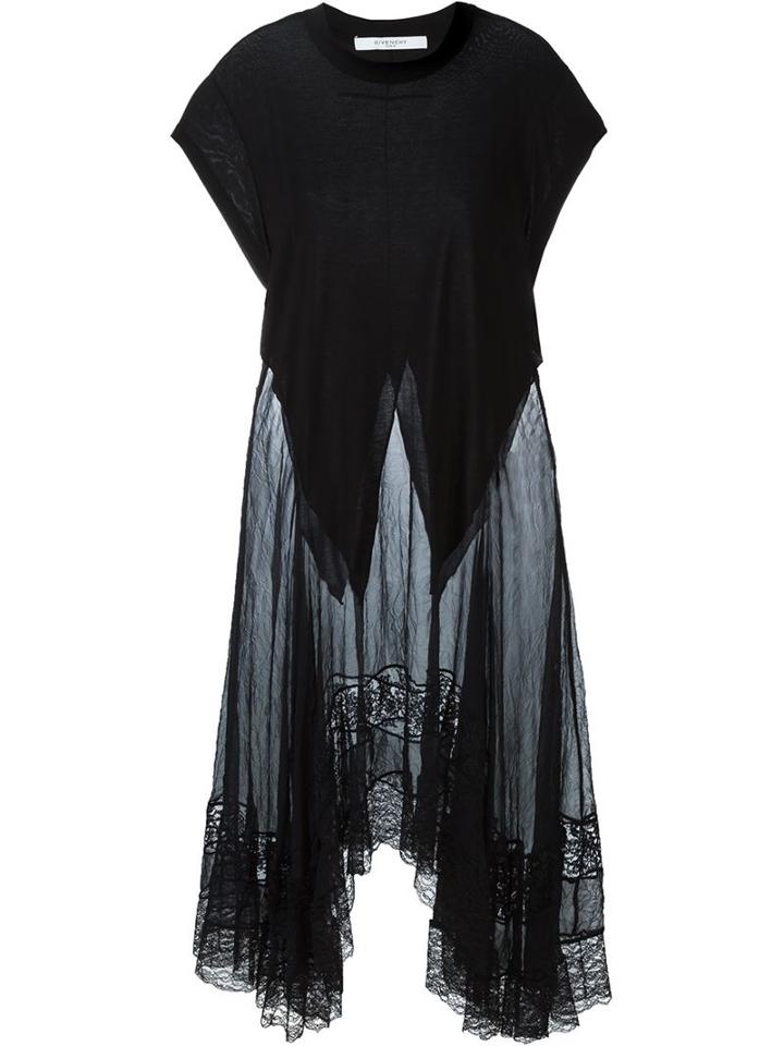 Givenchy Lace Panel Oversized Top