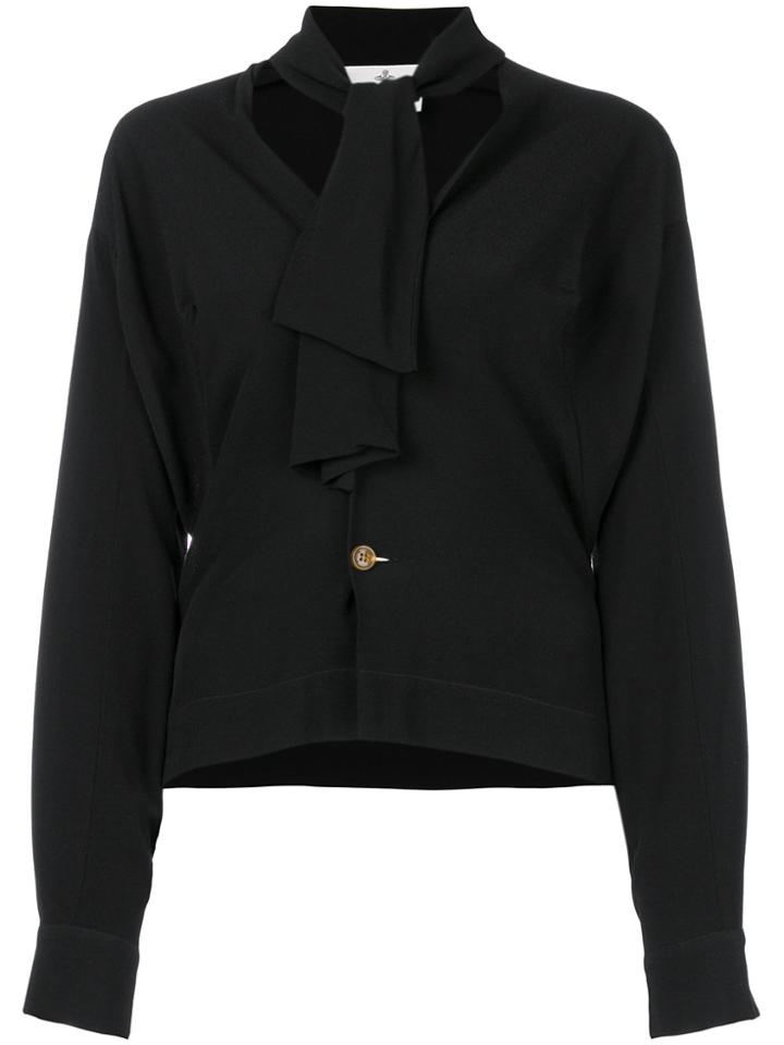 Vivienne Westwood Tied Neck Cardigan - Black