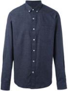 Ami Alexandre Mattiussi Button Down Collar Shirt, Men's, Size: 37, Blue, Cotton
