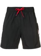 Tommy Hilfiger Side Stripe Swim Shorts - Black