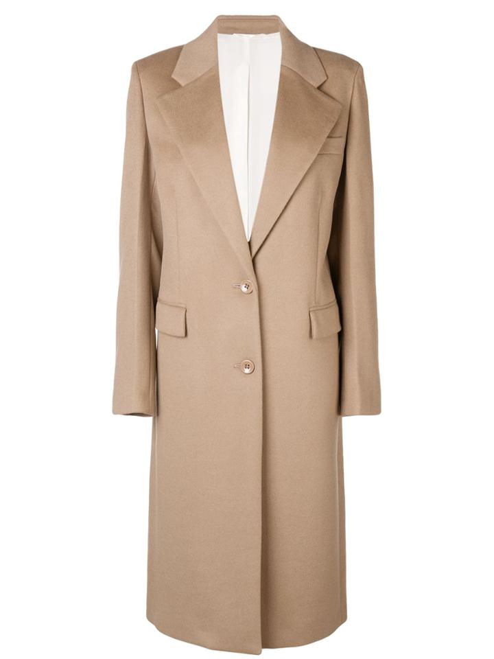 Joseph Single Breasted Trench Coat - Nude & Neutrals