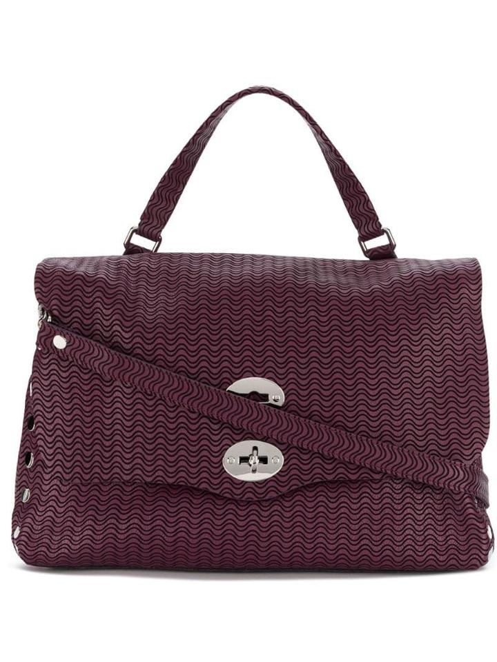 Zanellato Wavy Pattern Tote Bag - Pink