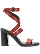 Ann Demeulemeester Strappy Sandals - Red