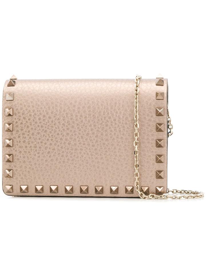 Valentino Valentino Garavani Rockstud Crossbody Bag - Gold