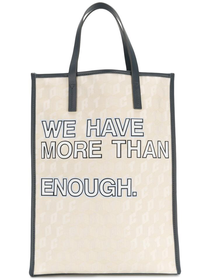 Corto Moltedo We Have More Than Enough Shopper - Blue