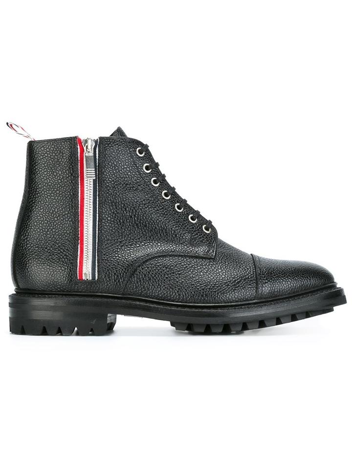 Thom Browne Lace-up Ankle Boots