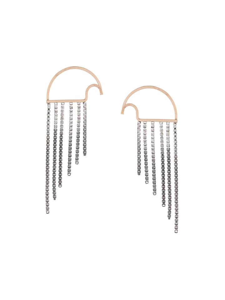 By Boe Multi-chain Earrings - Metallic