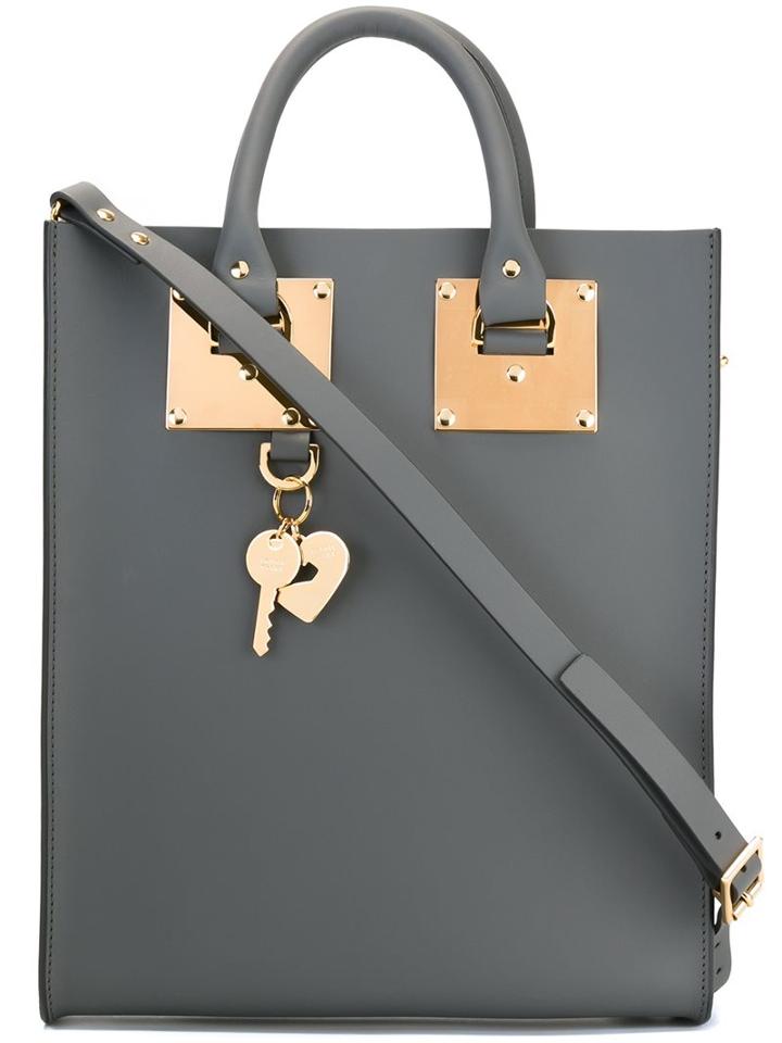 Sophie Hulme Mini 'albion' Tote, Women's, Grey
