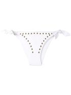 Moschino Studded Bikini Bottoms - White