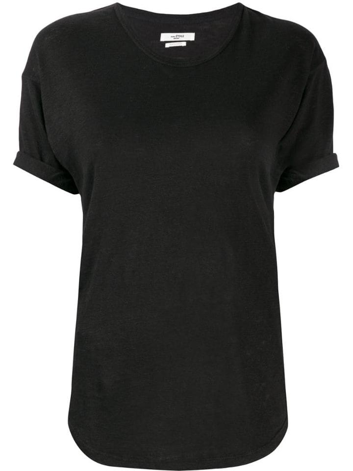 Isabel Marant Étoile Slim-fit Linen T-shirt - Black